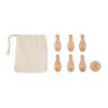 Mini pine wood bowling set wood | No Branding | not available | not available | not available
