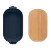PP lunch box 700 ml navy blue | No Branding | not available | not available | not available