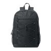 600D RPET polyester backpack black | No Branding | not available | not available | not available