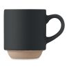 Ceramic stackable mug 170 ml black | No Branding | not available | not available