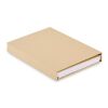 Stationary set with notepad beige | No Branding | not available | not available | not available