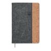 A5 RPET cork notebook grey | No Branding | not available | not available | not available