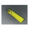 Reflective key ring in PVC neon yellow | No Branding | not available | not available