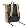 Rolltop laptop rucksack 600D khaki | No Branding | not available | not available | not available