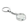 Glass round award key ring transparent | No Branding | not available | not available | not available
