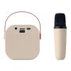 Karaoke set speaker beige | No Branding | not available | not available | not available