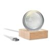 LED globe glass ball wood | No Branding | not available | not available