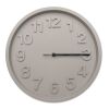 Wall clock in PP grey