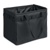 Foldable RPET organizer bag black