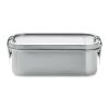 Lunch box 750mL matt silver | No Branding | not available | not available | not available