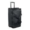 Duffle bag trolley 600D RPET black | No Branding | not available | not available | not available