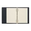 A5 refillable PU notebook black