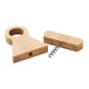 Bamboo bottle stand & opener wood