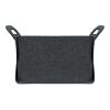 Foldable RPET felt basket grey