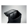 15" PU laptop backpack black