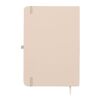 A5 recycled PU notebook Off White