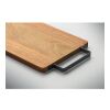 Acacia board with steel handle wood