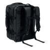 Extendable RPET backpack 20L black