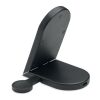 Foldable 3-in-1 charger 15W black