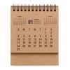 4-year desktop calendar beige