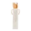 Bamboo cutlery with straw beige | No Branding | not available | not available | not available