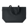 600D RPET large shopping bag black | No Branding | not available | not available | not available