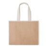 Jute and canvas cooler bag beige | No Branding | not available | not available | not available