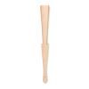 Wood hand fan with cork fabric beige | No Branding | not available | not available