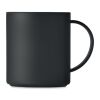 Reusable plastic mug 300 ml black | No Branding | not available | not available
