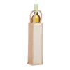 Jute wine bag for one bottle beige | No Branding | not available | not available | not available