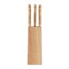 5 piece knife set in base wood | No Branding | not available | not available