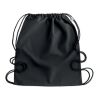 Organic cotton drawstring bag 140 gr/m² black | No Branding | not available | not available | not available