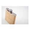 Bamboo slim hip flask 175ml beige | No Branding | not available | not available | not available