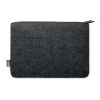 RPET felt zipped laptop bag grey | No Branding | not available | not available | not available