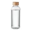 Glass bottle 650ml, bamboo lid transparent | No Branding | not available | not available | not available