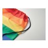 Rainbow RPET drawstring bag multicolour | No Branding | not available | not available | not available