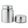 Double wall  jar 800ml matt silver | No Branding | not available | not available | not available