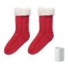 Pair of slipper sock L red | No Branding | not available | not available | not available