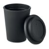 Double wall tumbler PP 300 ml black | No Branding | not available | not available