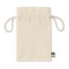 Small organic cotton gift bag beige | No Branding | not available | not available | not available