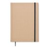 A5 recycled page notebook with ribbon page-marker black | No Branding | not available | not available