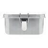 Stainless steel lunch box matt silver | No Branding | not available | not available | not available