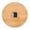 Round shape bamboo wall clock wood | No Branding | not available | not available