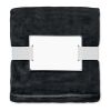 RPET fleece blanket 280 gr/m² black | No Branding | not available | not available | not available