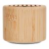 Round bamboo 5.3 wireless speaker wood | No Branding | not available | not available | not available