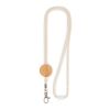 Cotton Lanyard with metal hook beige | No Branding | not available | not available | not available