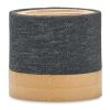 Bamboo RPET wireless speaker black | No Branding | not available | not available | not available