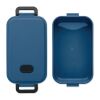 Recycled PP Lunch box 800 ml blue | No Branding | not available | not available | not available
