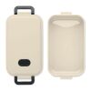 Recycled PP Lunch box 800 ml beige | No Branding | not available | not available | not available