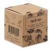Herb seed bomb in carton box beige | No Branding | not available | not available | not available